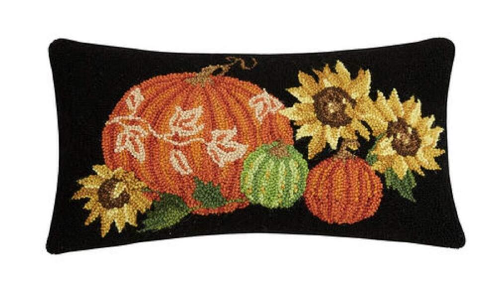 9274 31SERX397C22OB Autumn Still Life Oblong Hook Pillow 22-inch Width